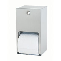 Dual Roll Toilet Paper Dispenser